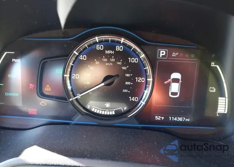 2019 Hyundai Ioniq Hybrid Blue from USA, damaged, VIN KMHC65LC5KU113612